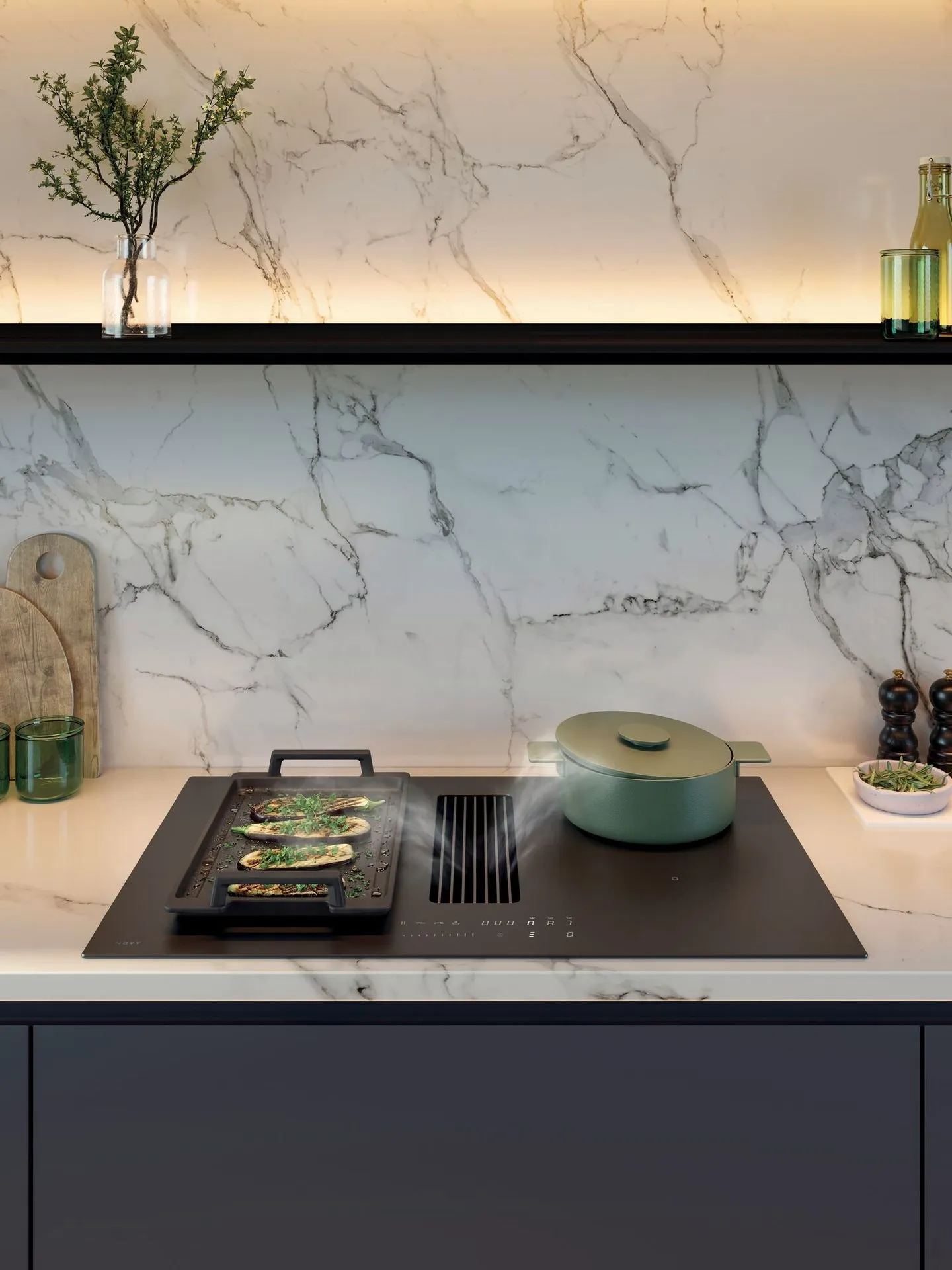 Kitchenette intégrée dans des bureaux